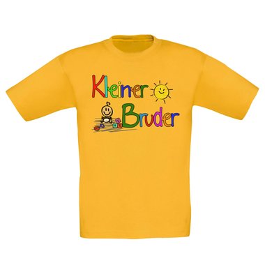 Kinder T-Shirt und Hoodie Kollektion - Groer & Kleiner Bruder - Partnerlook fr Geschwister Pullover und Shirt dunkelblau-Hoodie-groer-Bruder 80-92