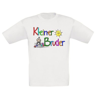 Kinder T-Shirt und Hoodie Kollektion - Groer & Kleiner Bruder - Partnerlook fr Geschwister Pullover und Shirt dunkelblau-Hoodie-groer-Bruder 80-92