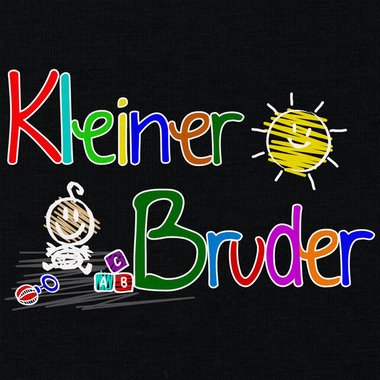 Kinder T-Shirt und Hoodie Kollektion - Groer & Kleiner Bruder - Partnerlook fr Geschwister Pullover und Shirt dunkelblau-Hoodie-groer-Bruder 80-92