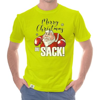 Herren Weihnachts Outfit - Merry Christmas du Sack! - X-Mas Pullover & T-Shirt fr Mnner
