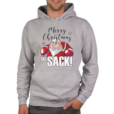 Herren Weihnachts Outfit - Merry Christmas du Sack! - X-Mas Pullover & T-Shirt fr Mnner weiss-T-Shirt 5XL