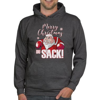 Herren Weihnachts Outfit - Merry Christmas du Sack! - X-Mas Pullover & T-Shirt fr Mnner weiss-T-Shirt 5XL