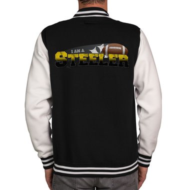 Herren College Jacke - Steeler - Pittsburgh