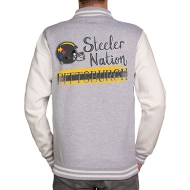 Herren College Jacke - Steeler - Pittsburgh dunkelblau-Steeler XS