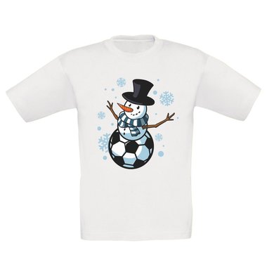 Kinder T-Shirt & Hoodie - Ballmann- Der Fuball-Schneemann fr X-Mas-Fans!