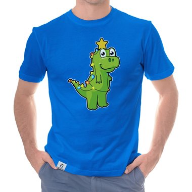 Herren T-Shirt & Hoodie - Tree Rex - Der Lichterketten-Dino dunkelgrau-Hoodie XS