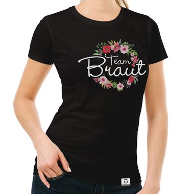 JGA Damen T-Shirt - Braut & Team Braut - Fr den gesamten Junggesellinnenabschied