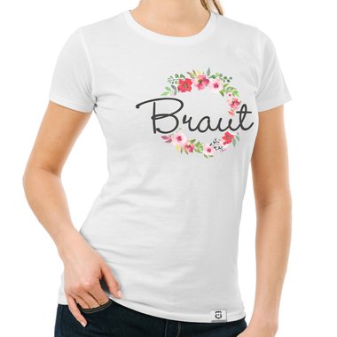 JGA Damen T-Shirt - Braut & Team Braut - Fr den gesamten Junggesellinnenabschied dunkelblau-Braut S