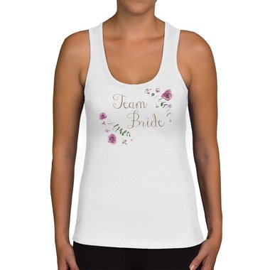 JGA Damen Tank Top Kollektion - Braut & Team Braut - mit whlbaren Motiven