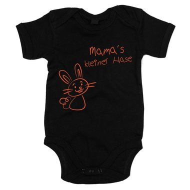 Baby Body - Mamas kleiner hase weiss-cyan 68-80