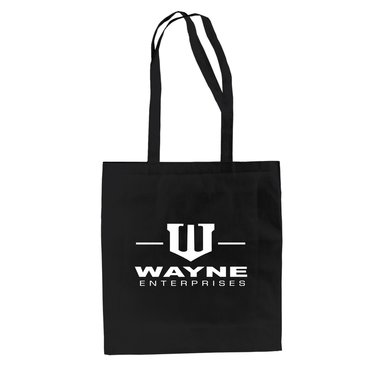 Baumwolltasche Jutebeutel -- Wayne Enterprises fuchsia-weiss