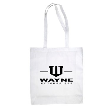 Baumwolltasche Jutebeutel -- Wayne Enterprises fuchsia-weiss