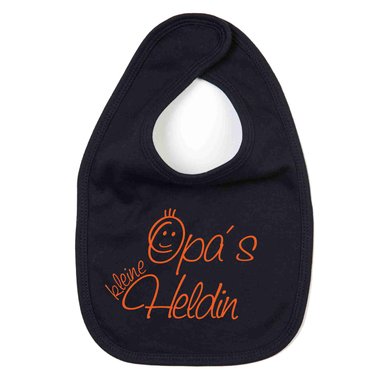 Baby Ltzchen - Opas kleine Heldin dunkelblau-apfelgruen