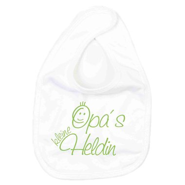 Baby Ltzchen - Opas kleine Heldin dunkelblau-apfelgruen