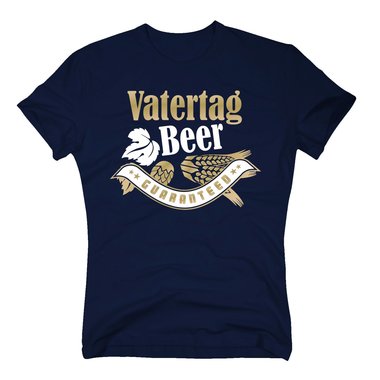 Herren T-Shirt -- Vatertag Beer weiss-gruen XXXL