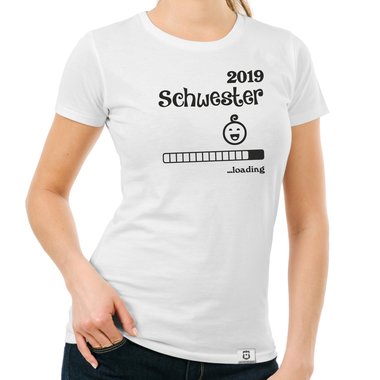 Damen T-Shirt - Schwester 2019 loading