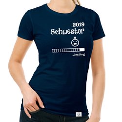 Damen T-Shirt - Schwester 2019 loading