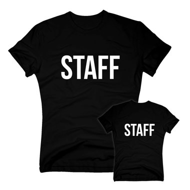 T-Shirt STAFF schwarz XXXL