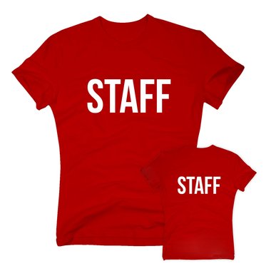 T-Shirt STAFF schwarz XXXL