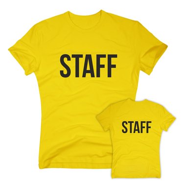 T-Shirt STAFF schwarz XXXL