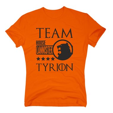 Herren T-Shirt - Team TYRION von House Lannister dunkelblau-gelb 4XL