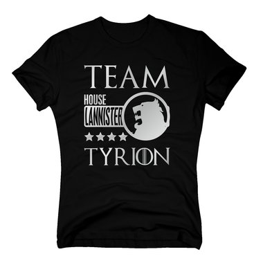 Herren T-Shirt - Team TYRION von House Lannister dunkelblau-gelb 4XL