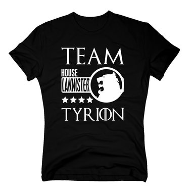 Herren T-Shirt - Team TYRION von House Lannister dunkelblau-gelb 4XL