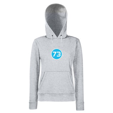 Damen Hoodie -- 73 The Big Bang Theory schwarz-weiss XS