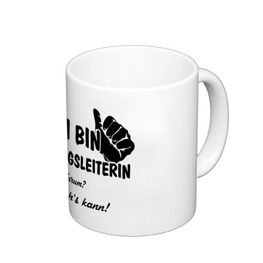 Kaffeebecher - Ich bin Abteilungsleiterin apfelgruen