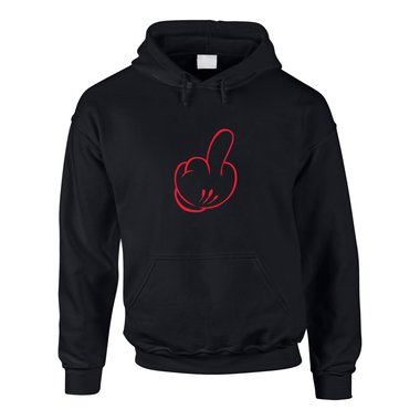 Hoodie Middlefinger Fuck Mickey