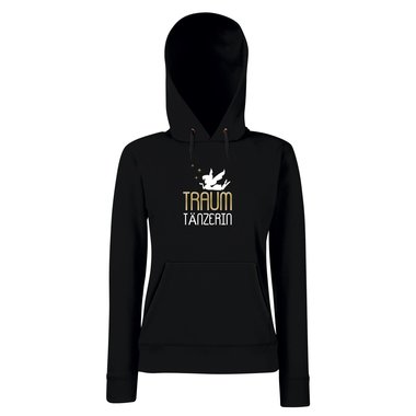 Traum Tnzerin ? Damen Hoodie schwarz-gold XS