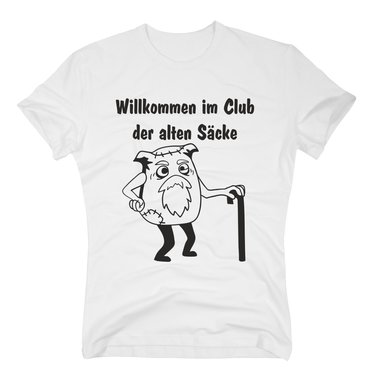 T-Shirt Geburtstag Club der alten Scke dunkelblau XL