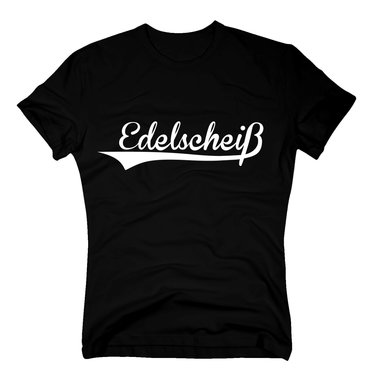 T-Shirt Edelschei schwarz M