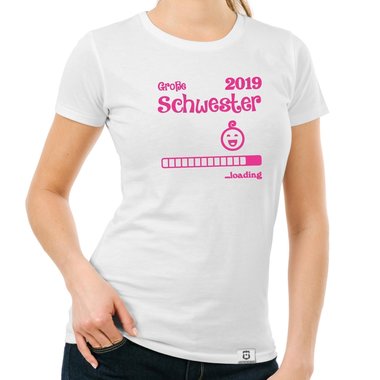 Damen T-Shirt - Groe Schwester 2019 loading
