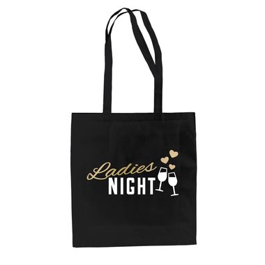 Baumwolltasche - Ladies Night Herzen