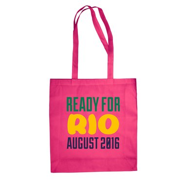 Jutebeutel Baumwolltasche - Ready for Rio - August 2016