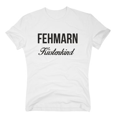 Herren T-Shirt Fehmarn Kstenkind dunkelblau-weiss 4XL