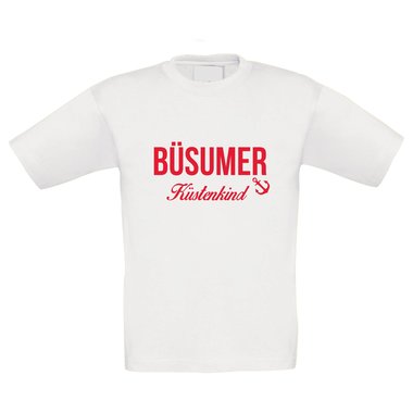 Bsumer Kstenkind - Kinder T-Shirt weiss-rot 98-104