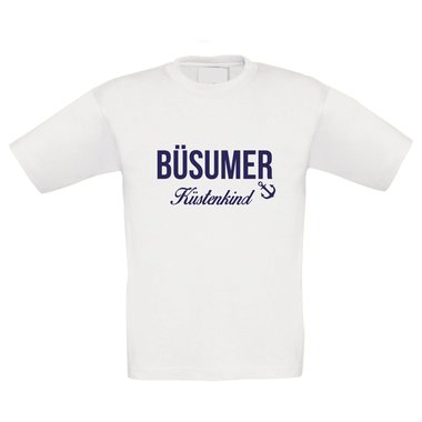 Bsumer Kstenkind - Kinder T-Shirt weiss-rot 98-104