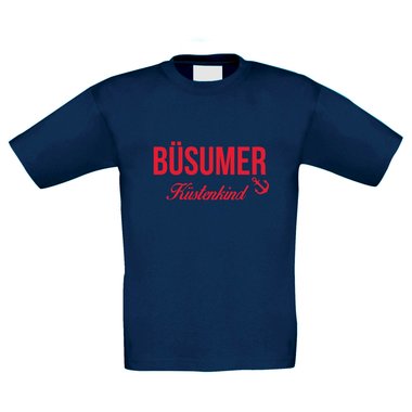 Bsumer Kstenkind - Kinder T-Shirt weiss-rot 98-104