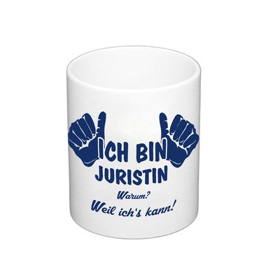 Kaffeebecher - Ich bin Juristin apfelgruen