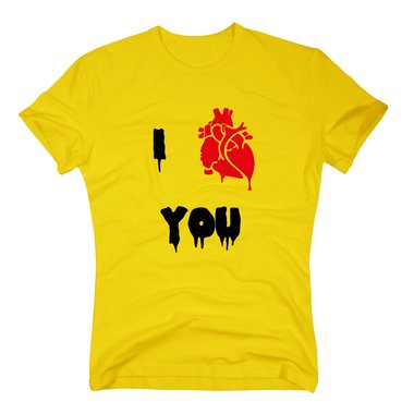 T-Shirt Halloween I Heart You orange S