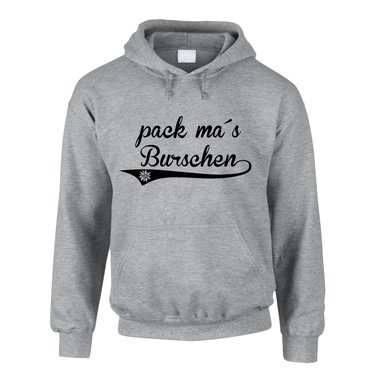 Hoodie Pack mas Burschen grau XXL