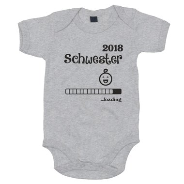 Baby Body - Schwester 2018 ...loading weiss-fuchsia 68-80