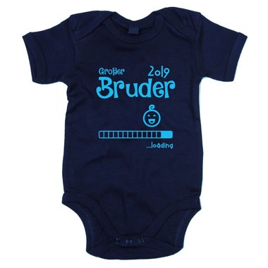 Baby Body - Groer Bruder 2019 loading grau-dunkelblau 68-80