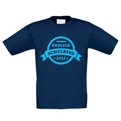 Kinder T-Shirt - Endlich Schulkind - 2018