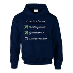 Kinder Hoodie - To do Liste fr Schulkinder