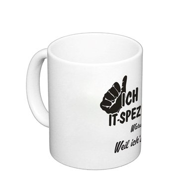 Kaffeebecher - Ich bin IT-Spezialist, weil ichs kann!