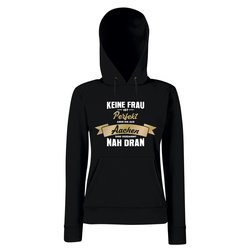 Damen Hoodie - Keine Frau ist perfekt aber die aus Aachen...