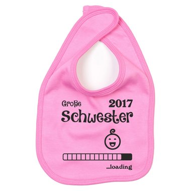 Baby Ltzchen - Groe Schwester 2017 ...loading rosa-schwarz